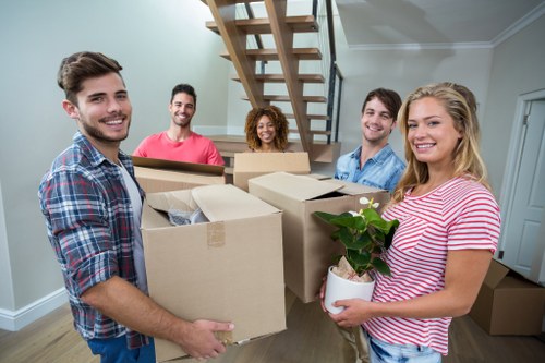 Movers assisting a local home removal in Slade Green