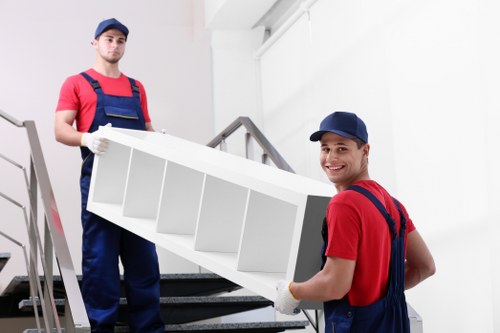 Man With Van Sladegreen team preparing equipment before a safe moving job