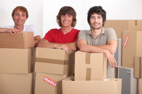 Local removals team handling a home move in Slade Green